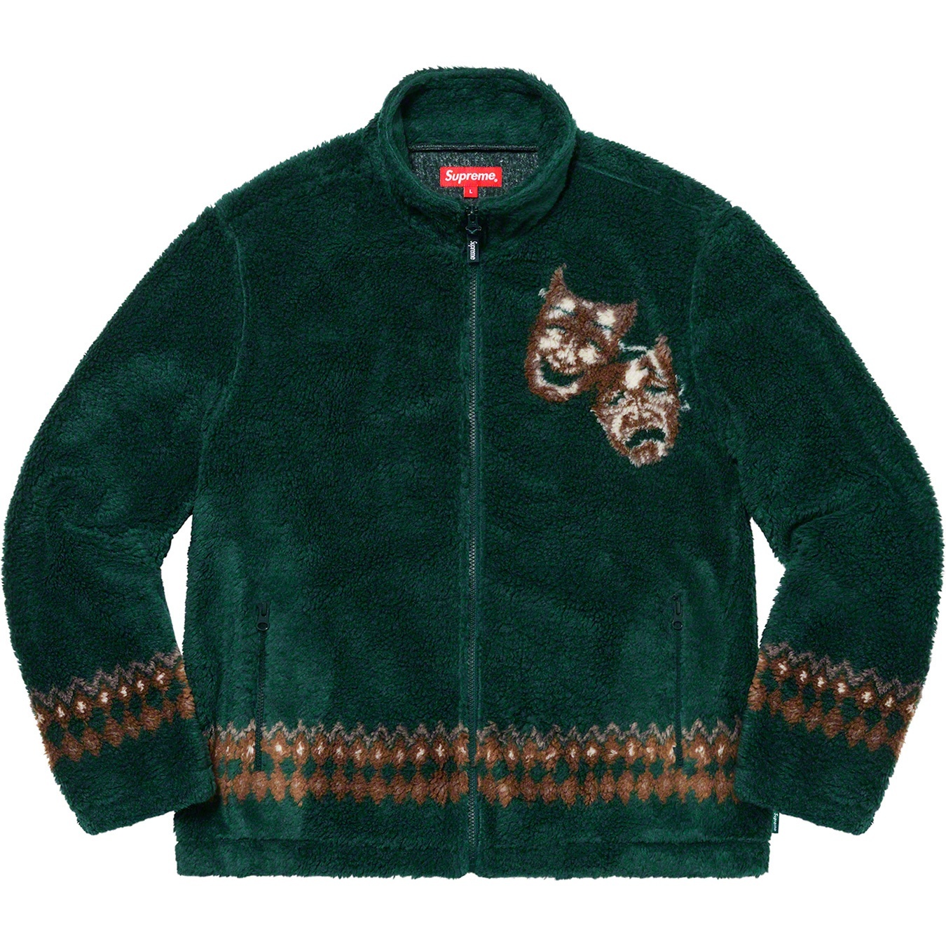 Drama Mask Fleece Jacket view 2